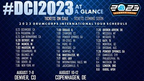 dci 2023 schedule|dci 2023 finals schedule.